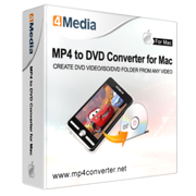 4Media MP4 to DVD Converter for Mac