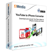 4Media YouTube to iPhone Converter for Mac