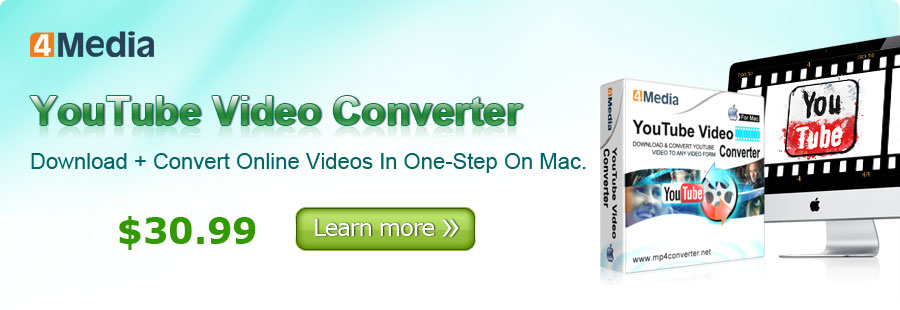 4Media Youtube Video Converter for Mac