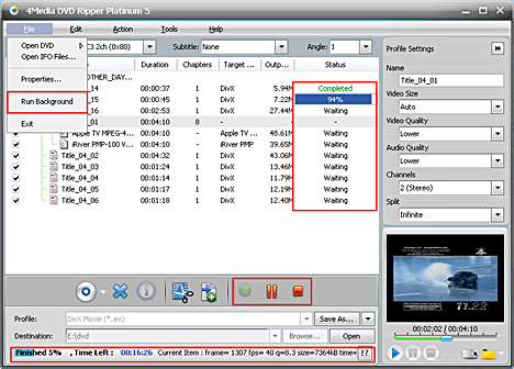 DVD to AVI Converter