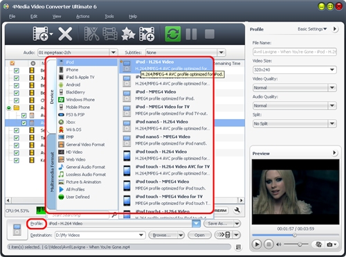 How to convert, clip and edit video effects with 4Media Video Converter