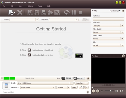 Convert among video files