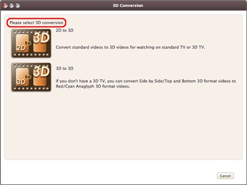 3D Video Conversion