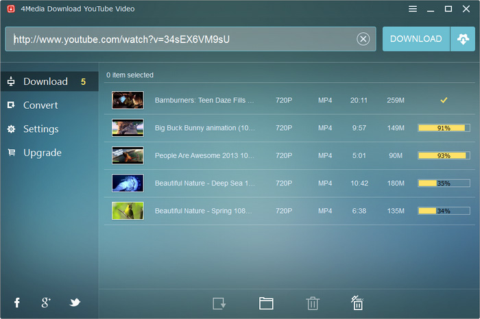 4Media Download YouTube Video
