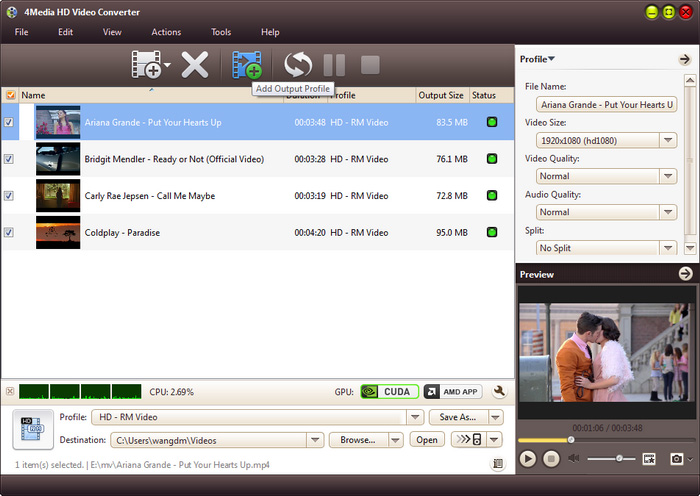 4Media HD Video Converter