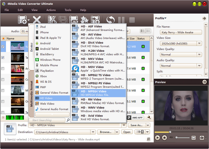 4Media Video Converter Ultimate