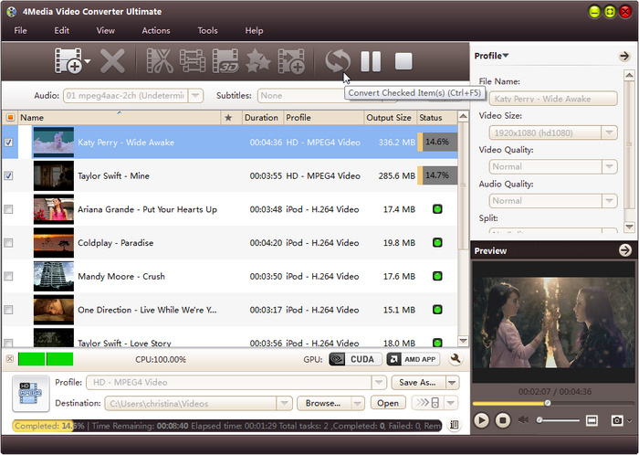 4Media Video Converter Ultimate