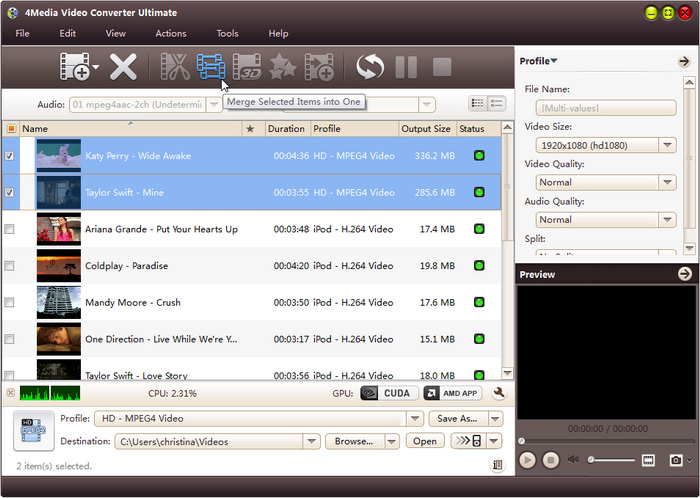 4Media Video Converter Ultimate