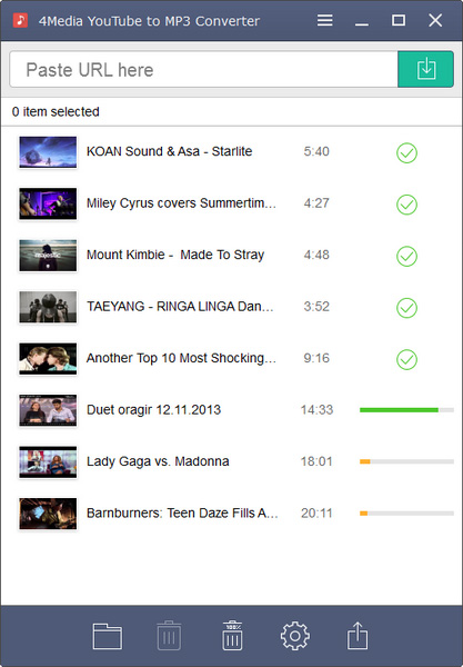 4Media YouTube to MP3 Converter