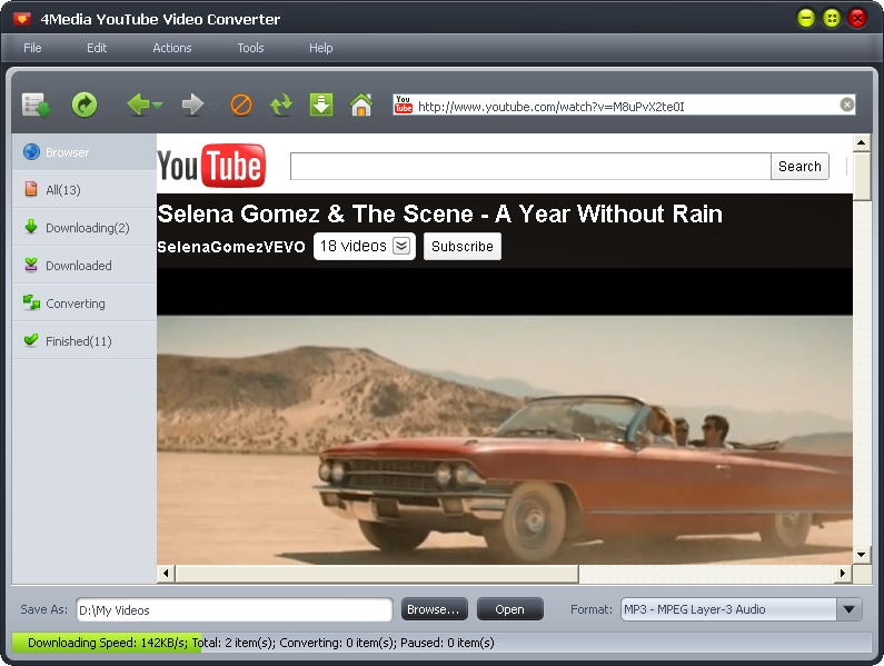 4Media YouTube Video Converter