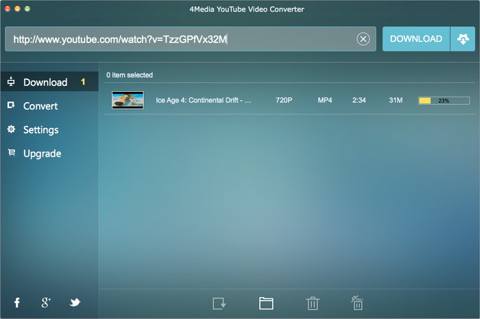4Media YouTube Video Converter for Mac